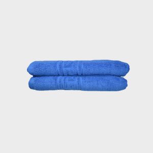 Greek Border Royal Blue Bath Towel