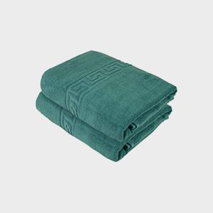 Hand Towel Turqoise Greek Border